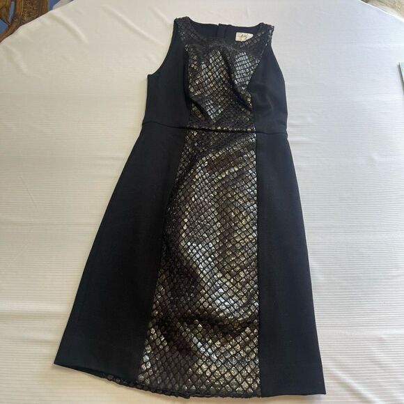 Milly Black Heavy Knit Dress Size 2 - Picture 1 of 9